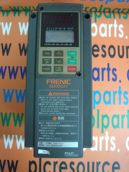 FUJI FRENIC 5000G11 DRIVE 1HP 230VAC 3PH WKEYPAD NEMA1 FRN0.75G11S